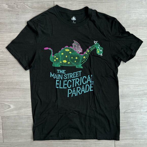 Disneyland Passholder Exclusive Main Street Electrical Parade Black Tee Size S - Picture 1 of 5